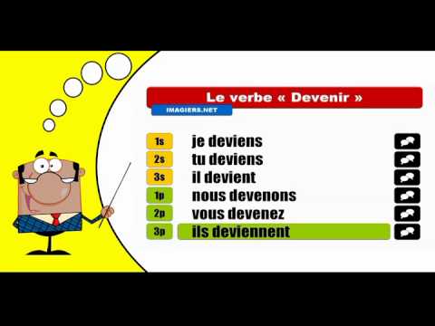 Je conjugue les verbes # Devenir = Indicatif Présent