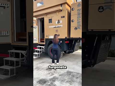 ¿¡Esta furgoneta tiene un techo que se abre a distancia?! #vanlife #gadgets #trending