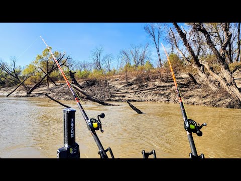 REMOTE Fishing On A DESOLATE River!!! (Winter fishing)