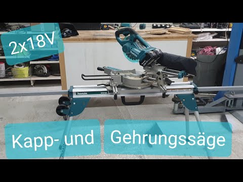 Makita DLS714NZ Akumuliatorinės pjovimo staklės 2x18 V, 190 mm, 52x300, Be akumuliatorių ir kroviklio! video