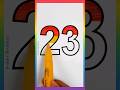 Learn primary colors with number 23
