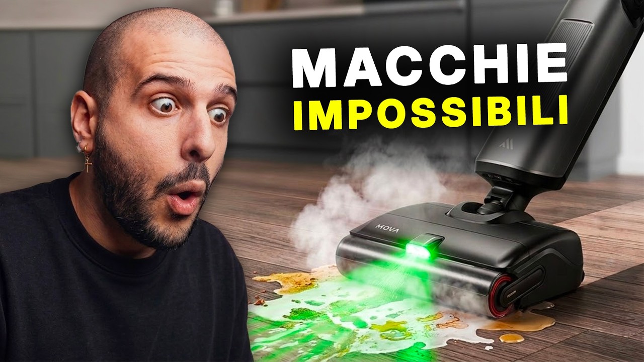 Lavapavimenti con Acqua Calda e Luce Laser: MOVA X4 Pro