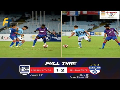 Mumbai City Fc vs Bengaluru Fc 1-2 • All Goals and Highlights • Durand Cup 2022 Final
