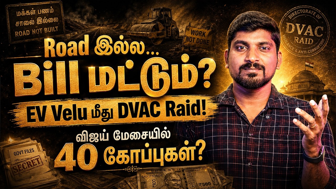 எ.வ.வேலு சிக்கினார்? சாலை போடாம ₹4.68 கோடி? | Tamil Pokkisham