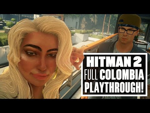 Hitman 2  - New Full Colombia Level Walkthrough (Tattoo Artist Assassination)