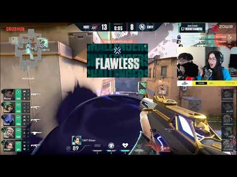 100T Ethan INSANE Triple Kill to FORCE GAME 3 Tenz and Kyedae react