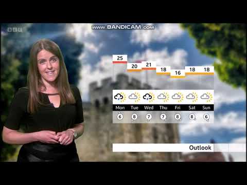 (HD) Alex Osbourne BBC South Today weather on BBC ONE September 10th 2022 - 60 fps