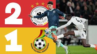 ɢᴇʀᴍᴀɴʏ ᴠꜱ ɢʜᴀɴᴀ | Match summary, goals and chances | Ringkasan pertandingan, gol