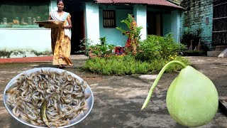Bottle Gourd With Shrimp Curry — Village Style