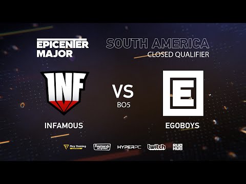 Infamous vs Ego boys, EPICENTER Major 2019 SA Closed Quals , bo3, game 2 [Eiritel]