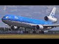 CLASSIC KLM MD-11 Takeoff from Amsterdam Schiphol Airport (PW Archive)