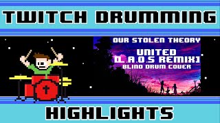 Our Stolen Theory - United [L.A.O.S Remix] (Blind Drum Cover) -- The8BitDrummer