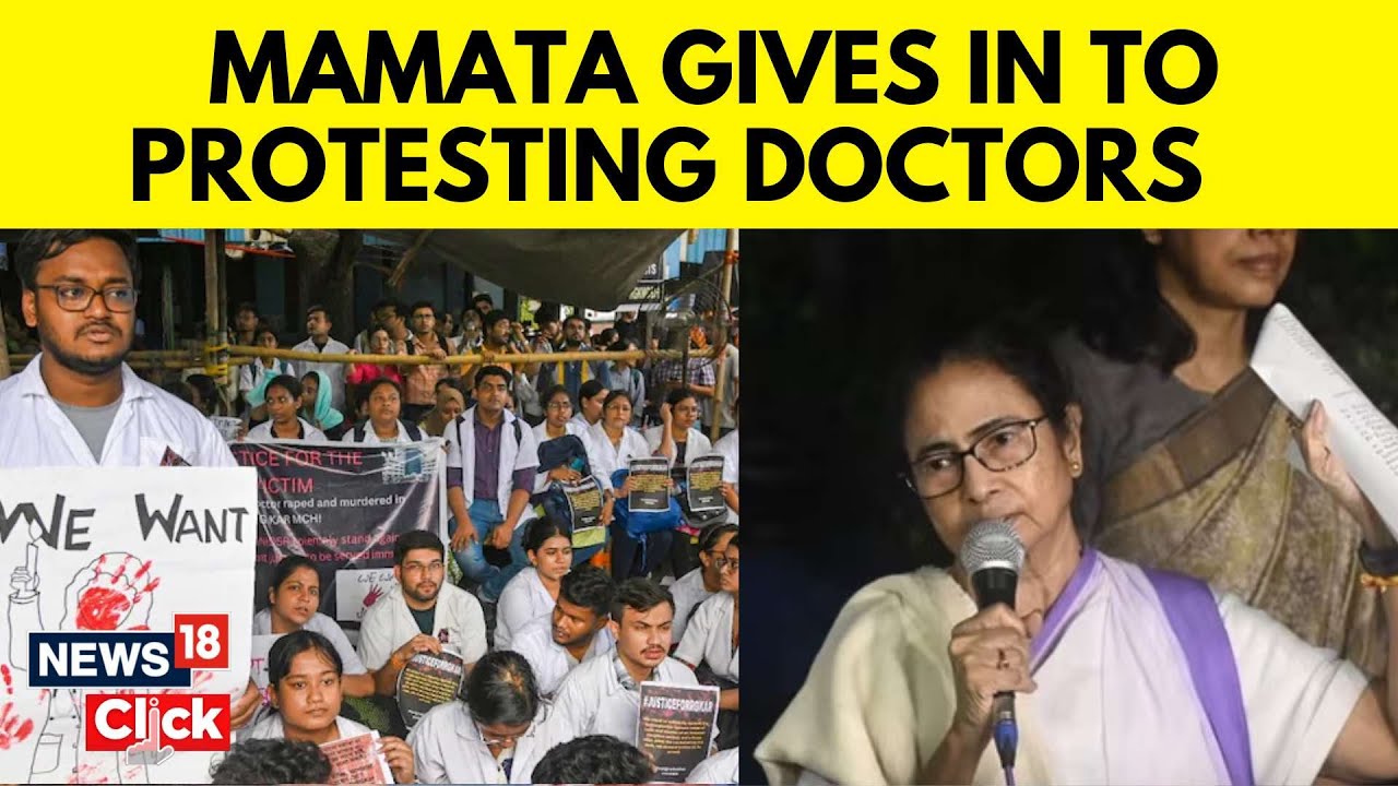 RG Kar Doctor Death Case | West Bengal CM Mamata Banerjee Gives In To Protesting Doctors | N18V