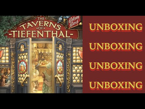 SMGSLT - Unboxing Taverns of Tiefentahl (A Dice-Drafting, Deck-Building, Build Your Own Tavern Game)