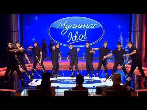 Myanmar Idol Season 1 5th Week Top 7 - Life & Dance - Unexpected Dance Performance