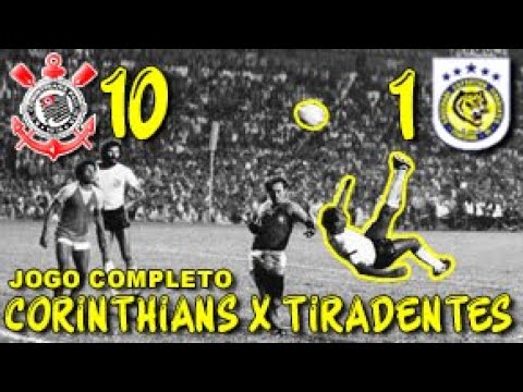 Corinthians 10 x 1 Tiradentes - Campeonato Brasileiro 1983 Maior Goleada da História