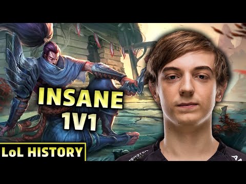 Caps on Yasuo 1v1s Xiaohu's Ryze & Destroys Him (2018) | League of Legends Esports History #Shorts