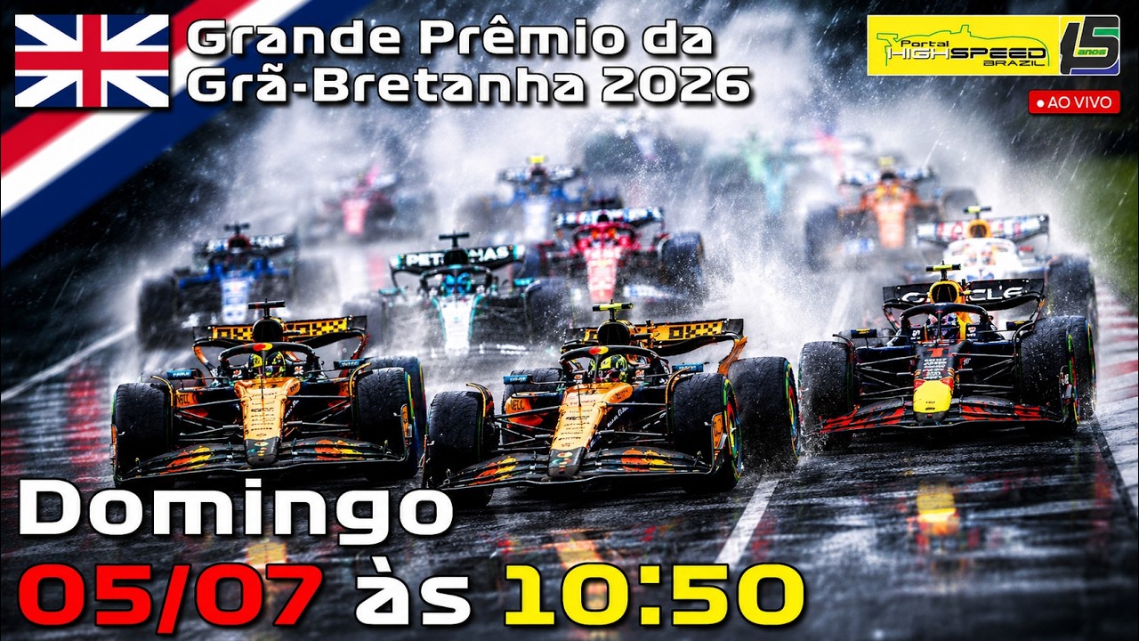 🔴 SECOND SCREEN HSTV | F1 - GP da Grã-Bretanha 2026 | AO VIVO