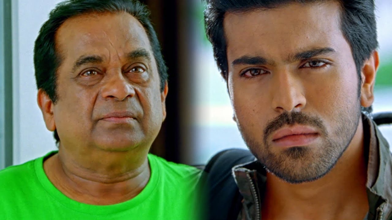 ब्रह्मानंदम राम चरण को लंगोटिया यार बोला l Yevadu Movie Best Comedy Sce