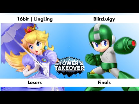 Losers Finals: LingLing (Peach) vs BlitzLuigy (Mega Man) - The Tower's Takeover #10