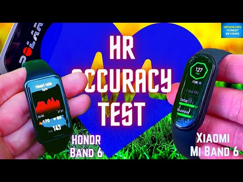 Heart Rate Accuracy Test of HONOR Band 6 vs XIAOMI Mi Band 6 Review & Comparison