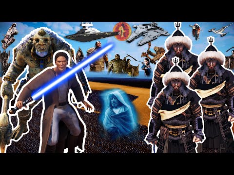 23 MILLION MONGOLIAN SOLDIERS vs 40,000 JEDI KNIGHTS + 10,000 TROLLS | UEBS 2