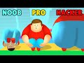 NOOB vs PRO vs HACKER in Fat Rolling by NOOB vs PRO vs HACKER in Fat Rolling by