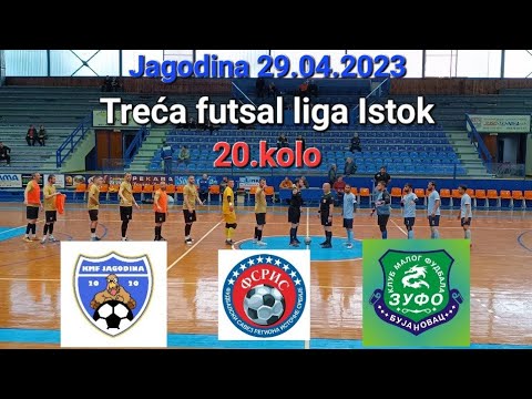KMF JAGODINA - KMF ZUFO Bujanovac 5-1(2-0) Treća futsal liga istok Srbija 20.kolo 29.04.2023