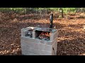 building an outdoor kitchen for my off grid cabin