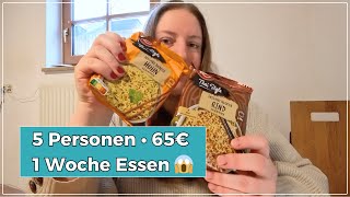 NUR 65 €! SO bekomme ich 5 Personen eine Woche lang satt! LIDL Haul 💶 inklusive Rezepte! | Big Mary