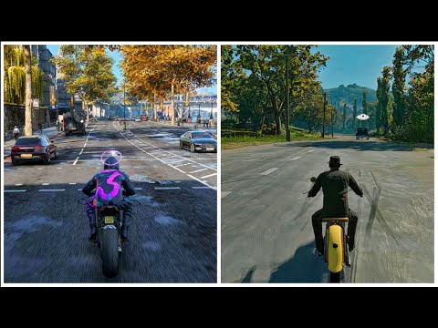 Watch Dogs Legion Vs Mafia 1 Definitive Edition Gameplay & Comparison