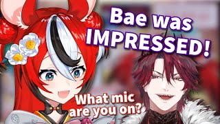 Bae was IMPRESSED by Jurard’s mic quality when he joined her call!【Holostars EN | Hololive EN】