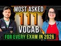 111 Most Asked Vocabulary Words For Every Exam In 2026 Vocab Through Imagination By Pooja Ma Am