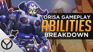 Overwatch: Orisa Gameplay and Ability Breakdown!