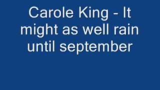 Carole King - It might as well rain until september.wmv