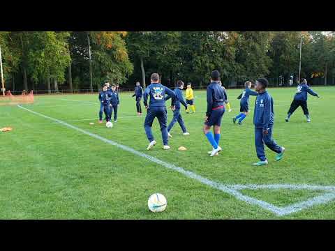 City pirates  u13 and u12  warming up