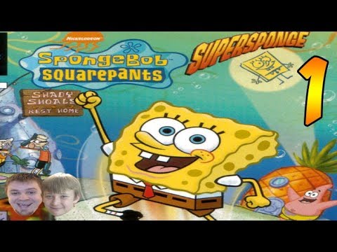 SpongeBob SquarePants: SuperSponge PS1 - PART 1 - The SpongeBob Laugh!