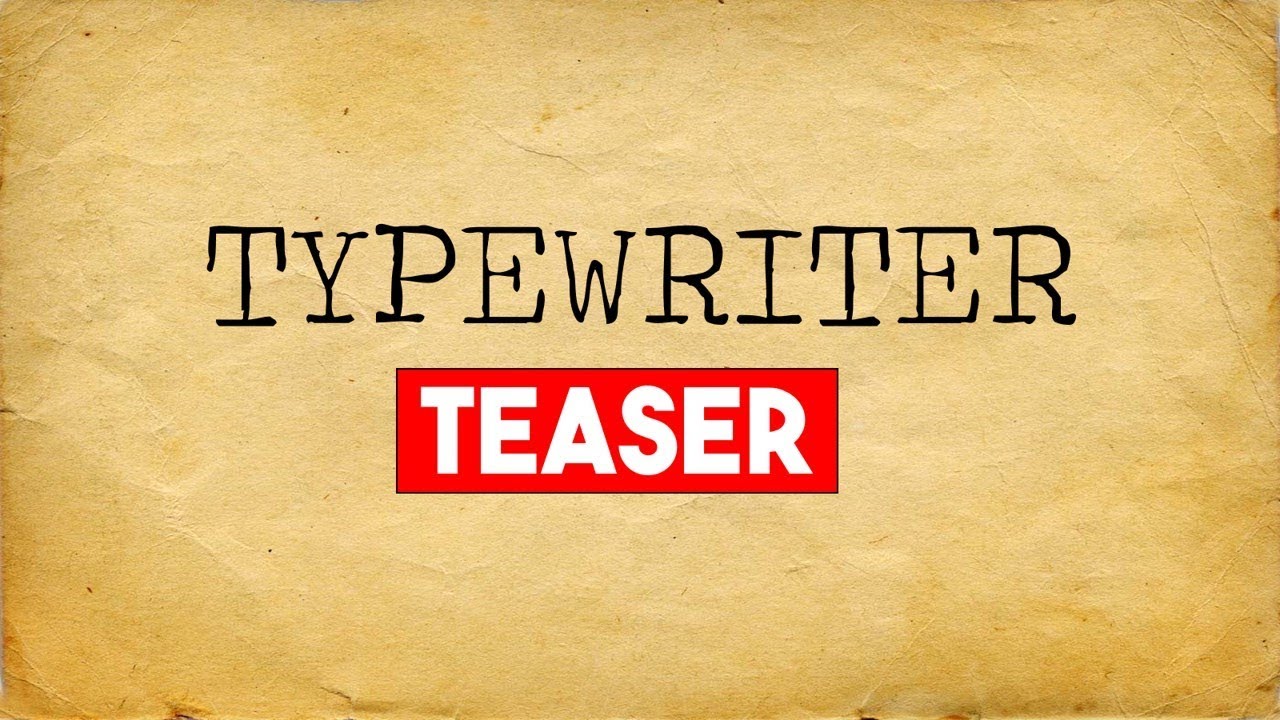 Typewriter Animation Effect - TEASER - Powerpoint 2016