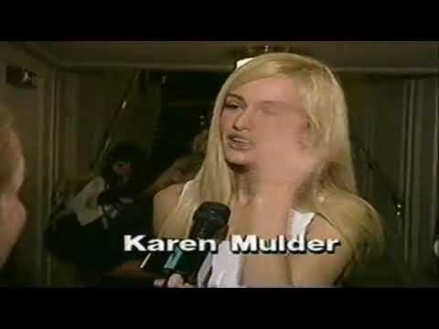 KarenMulder after Atelier Versace couture fw95 show in Paris