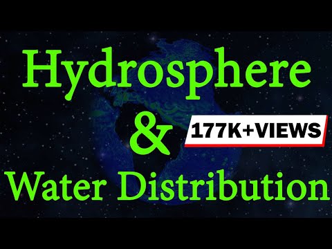 What is Hydrosphere? | Water Distribution | Environmental Science | Letstute