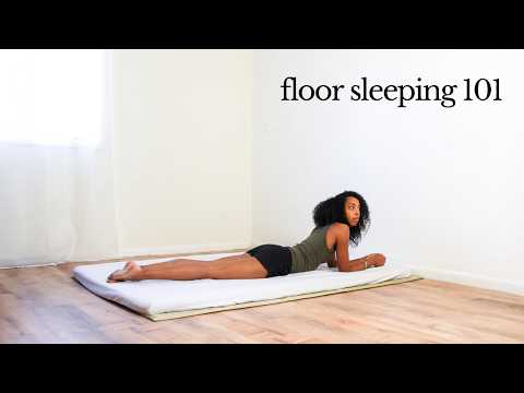 I sleep on the floor for better health - here's how  | Japanese futon