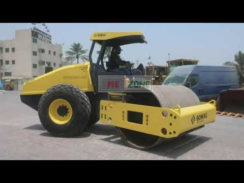 SMOOTH ROLLER SINGLE DRUM BOMAG BW212D 40 SHOWCASING HOW IT REALLY WORKS ON GROUND AMAZING
