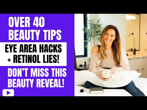 BEAUTY REVEAL + eye area hacks and the LIE they tell you about RETINOL!