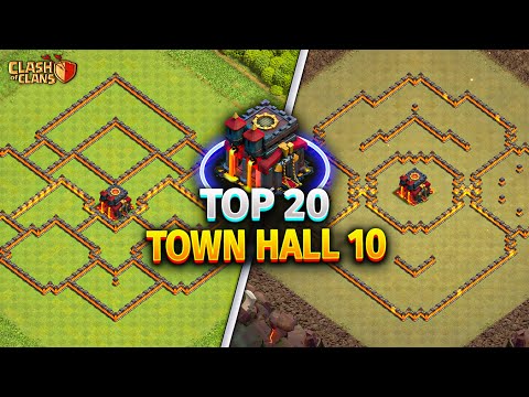 TOP 20! Town Hall 10 (TH10) Trophy/War/Farming Base Layout + Copy Link 2025 | Clash of Clans