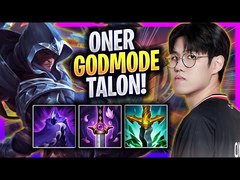 ONER LITERALLY GOD MODE WITH TALON! - T1 Oner Plays Talon JUNGLE vs Pantheon! | Season 2025