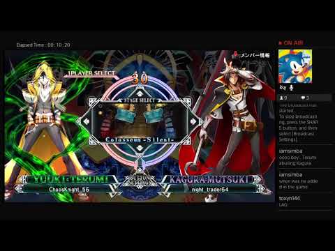 BBCF Netplay 8 - (Training, playing with Fellow NC Players, today)
