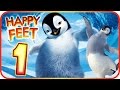 Happy Feet Walkthrough Part 1 Wii PS2 PC Gamecube Movie Game Level 1 2 3