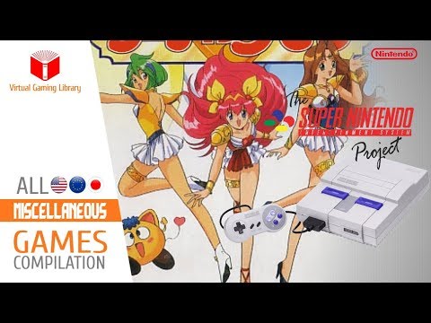 All SNES/Super Nintendo Miscellaneous Games Compilation - Every Game (US/EU/JP)