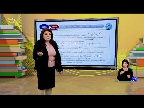 TeleŞcoala: Matematică clasa a VI-a – Unghiuri opuse la vârf. Unghiuri în jurul unui punct (@TVR2)