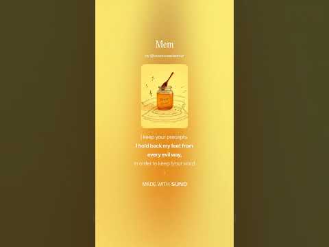 Mem | Psalm 119:97-104 | AI Songs for Scripture Memorization #music #psalms #christian #aimusic